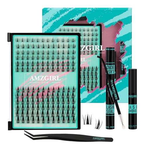 AMZGIRL Manga Lash Clusters Kit with Spikes，Anime Lash Clusters Kit